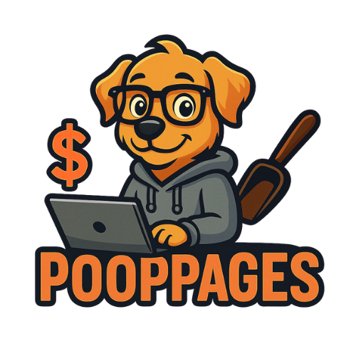 PoopPages Logo - Professional Poop Scoop Website Templates for Dog Waste Removal Businesses